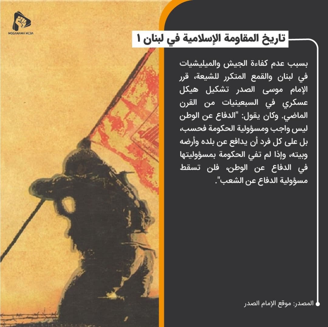 تاريخ المقاومة الإسلامية في لبنان 1