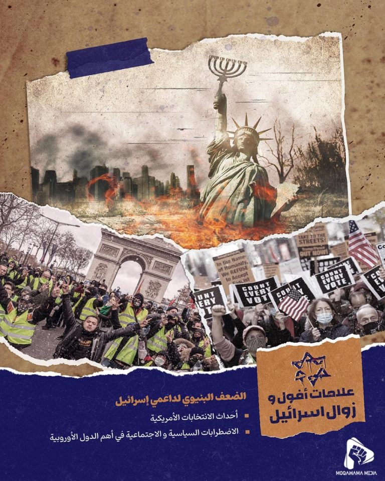علامات أفول و زوال اسرائيل