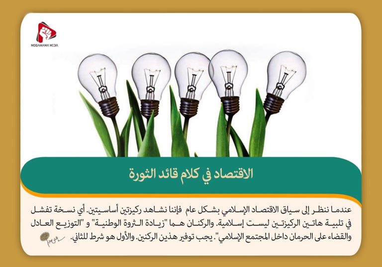 الاقتصاد في كلام قائد الثورة