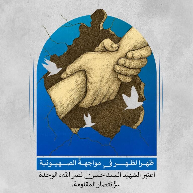 ظهرا لظهر في مواجهة الصهيونية