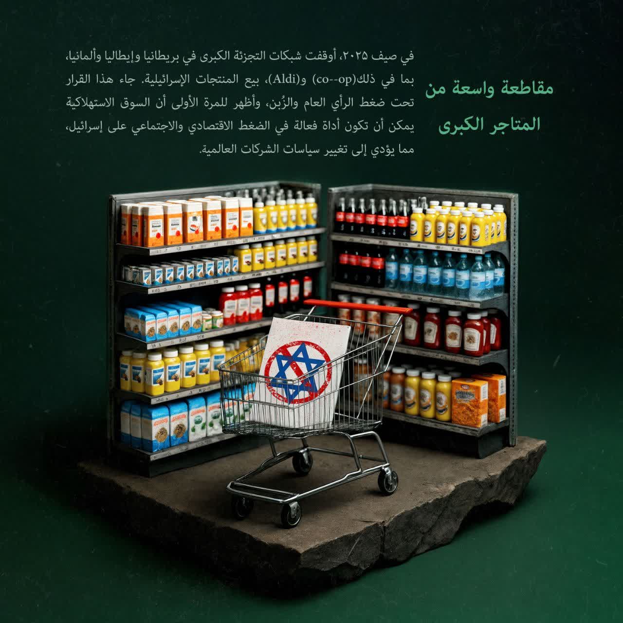 مقاطعة واسعة من المتاجر الكبرى