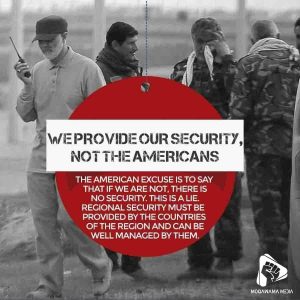 WEPROVIDE OUR SECURITY, NOTTHEAMERICANS