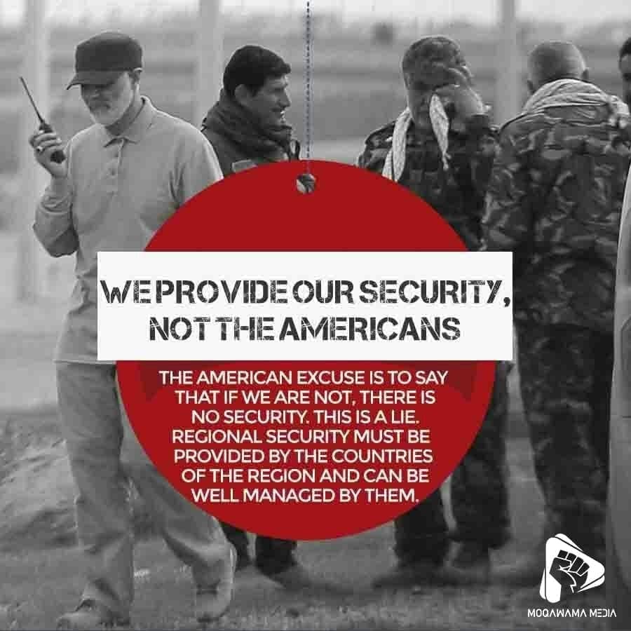 WEPROVIDE OUR SECURITY, NOTTHEAMERICANS