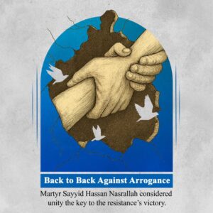 Back to Back Against Arrogance