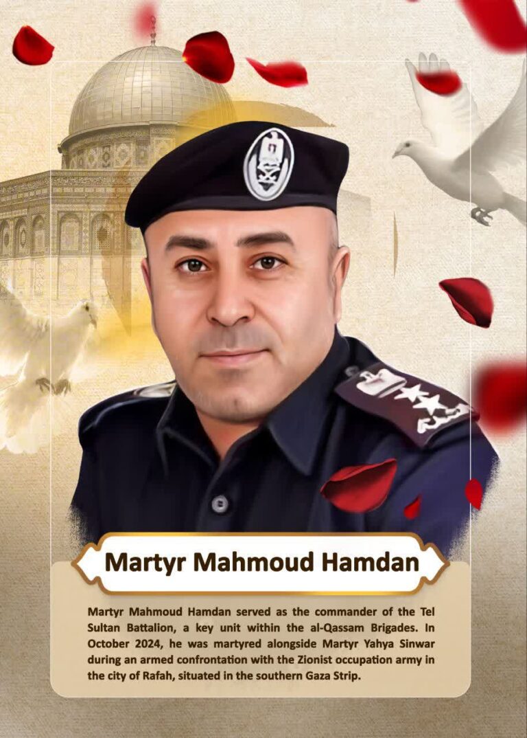 Martyr Mahmoud Hamdan
