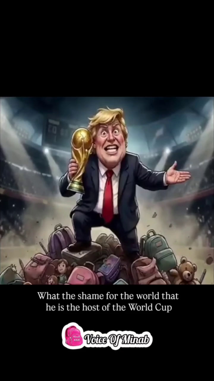 What the shame for the world that he is the host of the World Cup