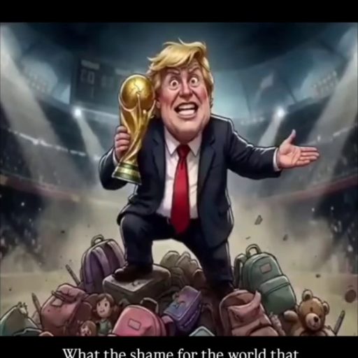 What the shame for the world that he is the host of the World Cup
