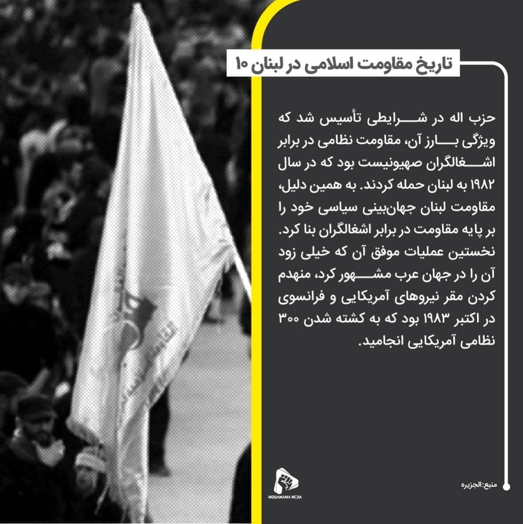 تاریخ مقاومت اسلامی در لبنان 10