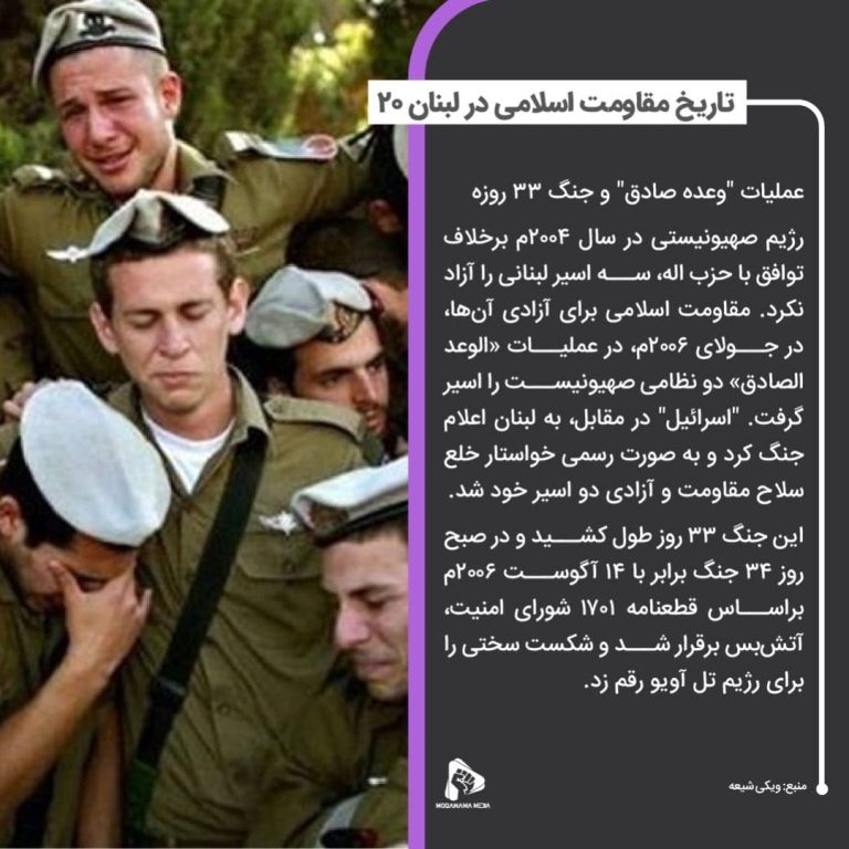 تاریخ مقاومت اسلامی در لبنان 20