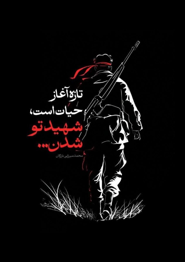 تازه آغاز حیات است، شهید تو شدن...