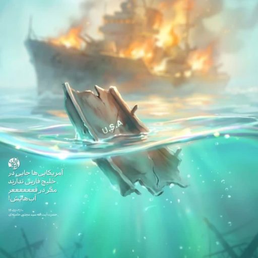 آمریکایی ها جایی در خلیج فارس ندارند مگر در قععععععر آب هایش!