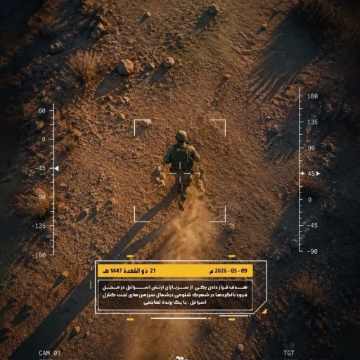 هدف قرار دادن یکی از سربازان ارتش اسرائیل در محل فرود بالگردها
