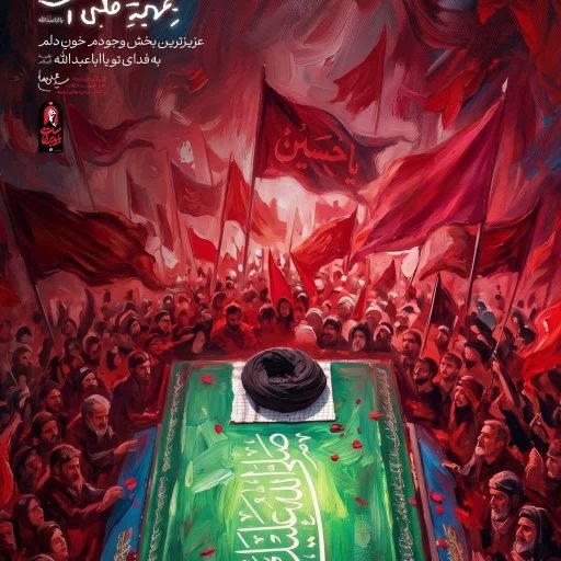 عزیزترین بخش وجودم خون دلم به فدای تو یا اباعبدالله.